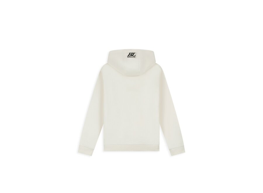 Junior Semi-Hidden Monogram Hoodie  Ecru Jongens  Hoodie