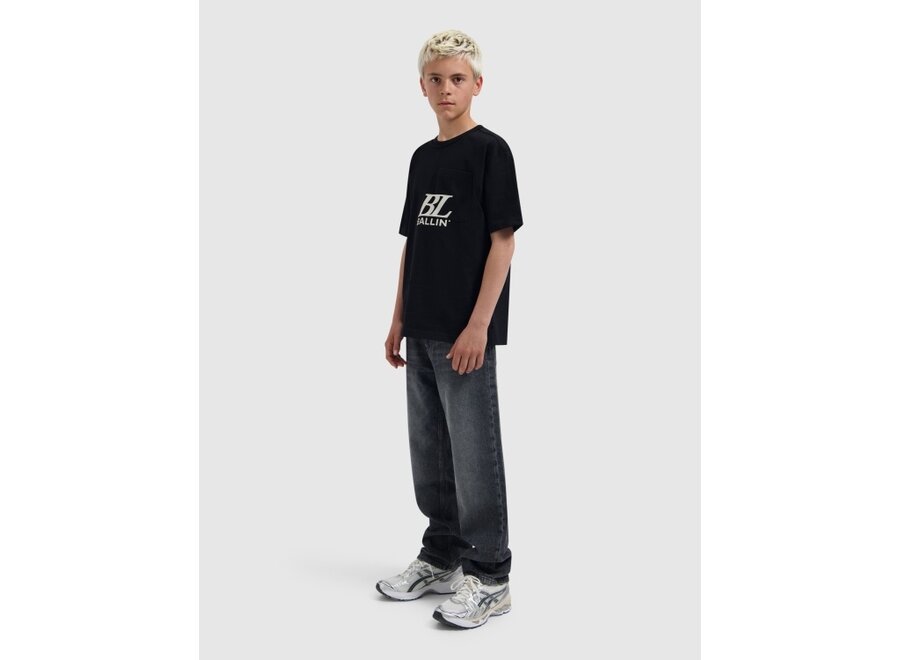 Junior Jeans The Luke Denim Dark Grey Jongens  Jeans