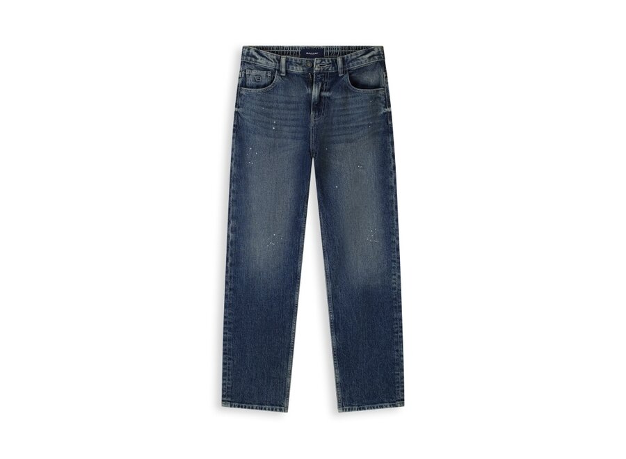 Junior Jeans The Luke  Denim Green/Blue Jongens  Jeans