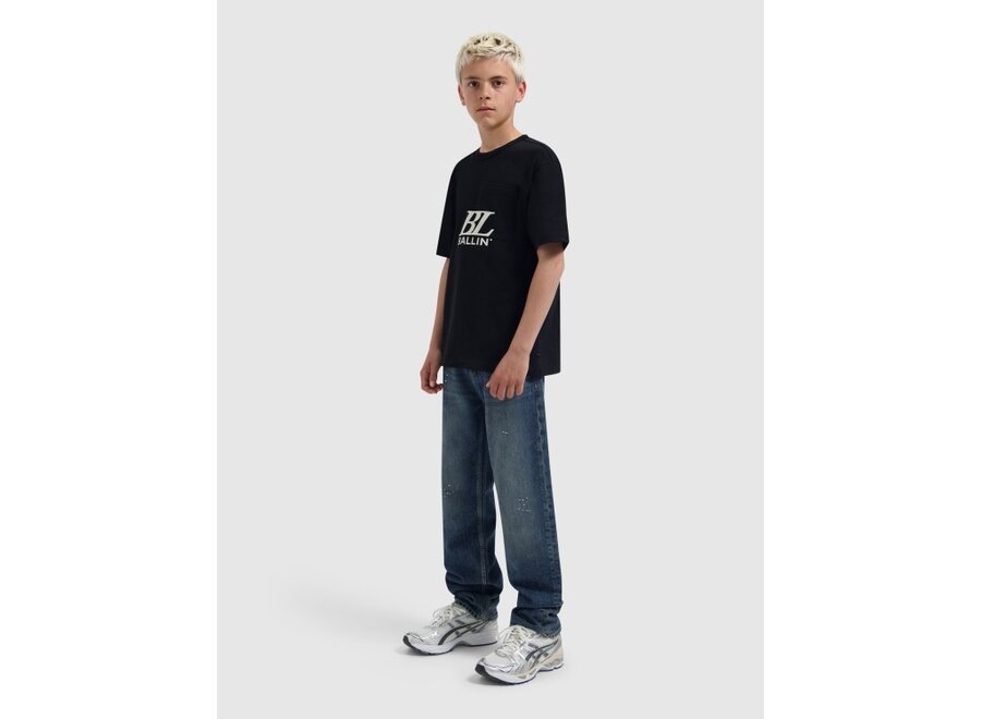 Junior Jeans The Luke  Denim Green/Blue Jongens  Jeans