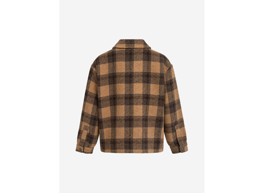 Stedson Overshirt  Caramel Brown Jongens  Blouse