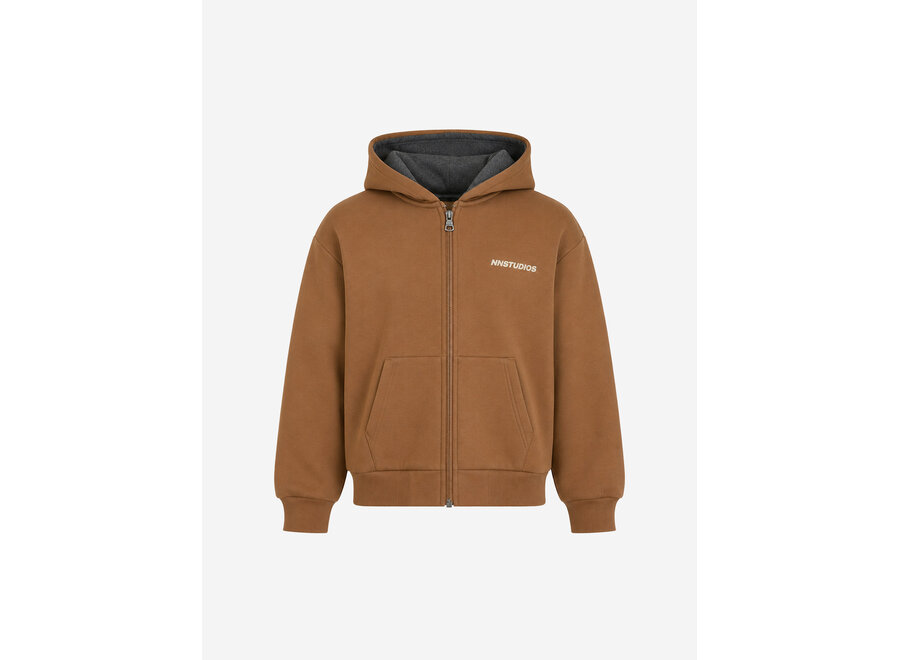 Ades Zip JacketCaramel Brown Jongens Vest