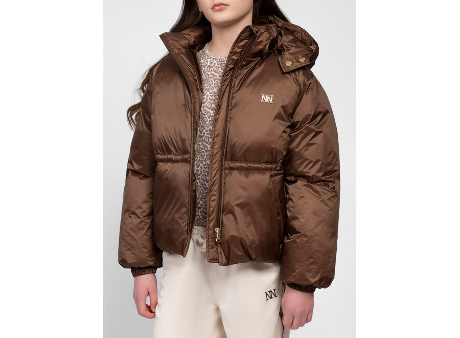 Sita Puffer JacketHot Cacao Meisjes Jas