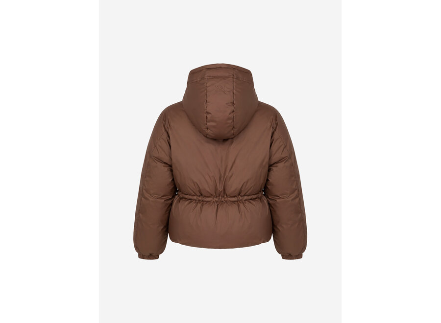 Sita Puffer Jacket Hot Cacao Meisjes Jas