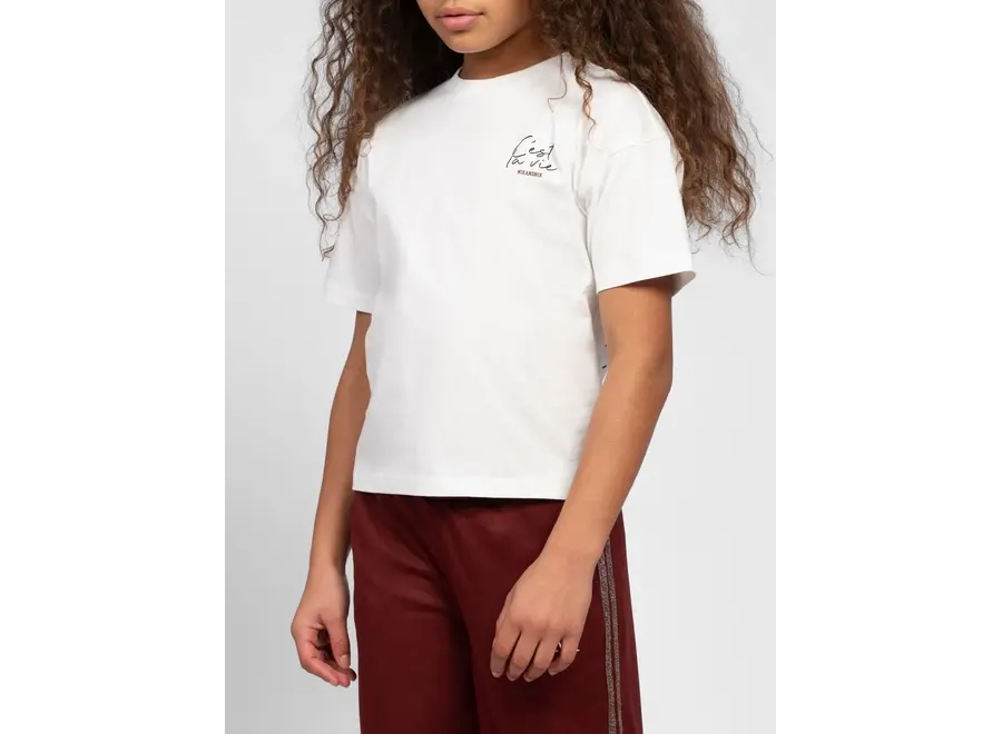 L'Amour T-Shirt  Off White Meisjes T-shirt