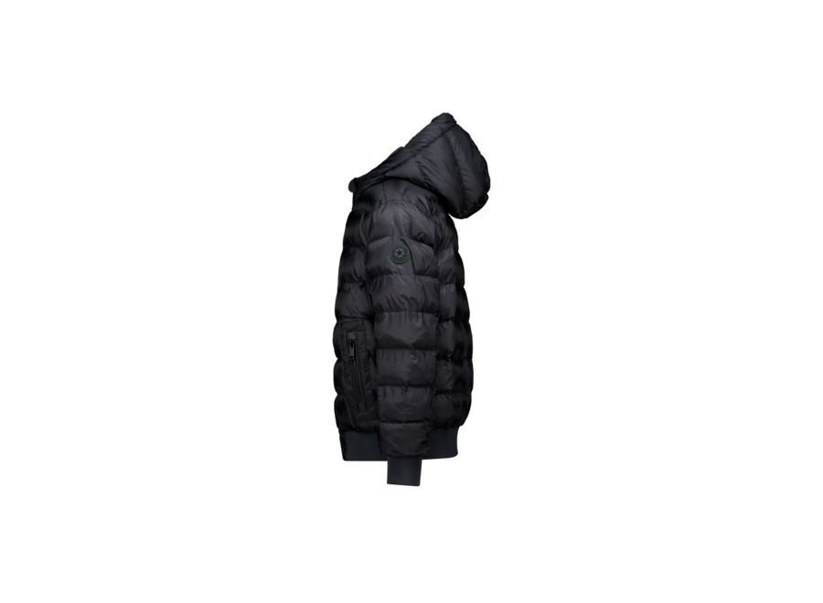 Hooded Reversible Jacket  Gun Metal Jongens Jas