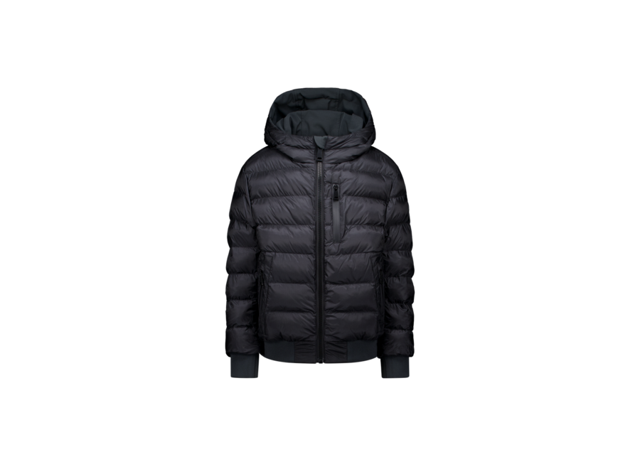 Hooded Reversible Jacket  Gun Metal Jongens Jas