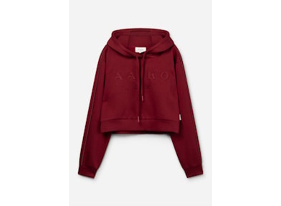 Haylee Vis 188 G  Bordeaux Meisjes  Hoodie