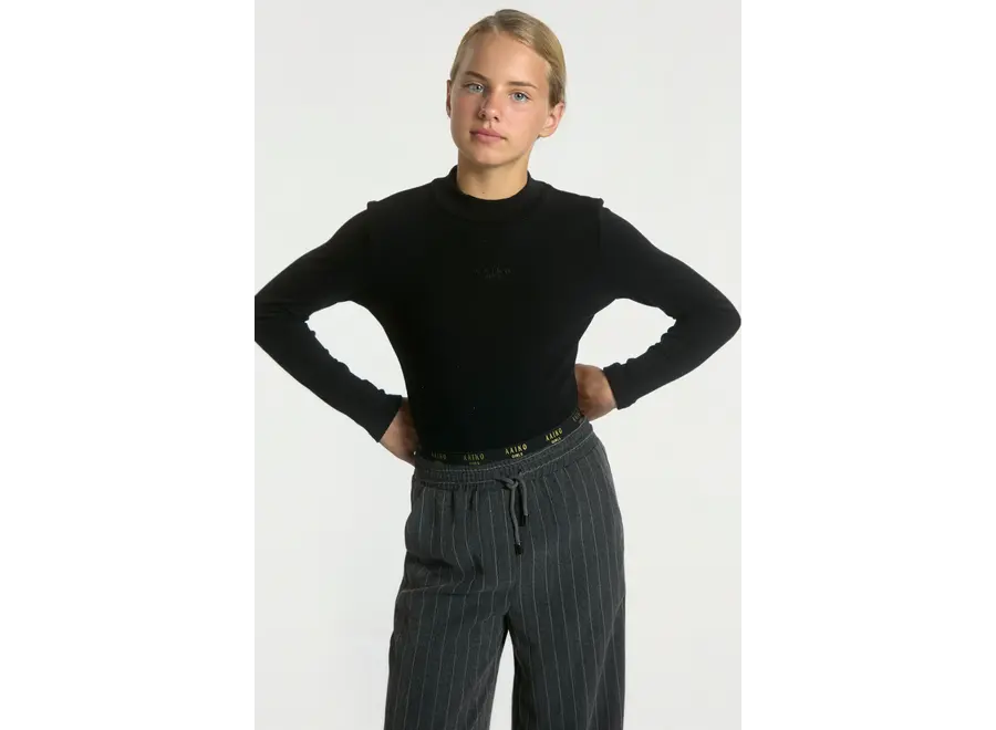Zera Vis 102 G  Black Meisjes  Longsleeve