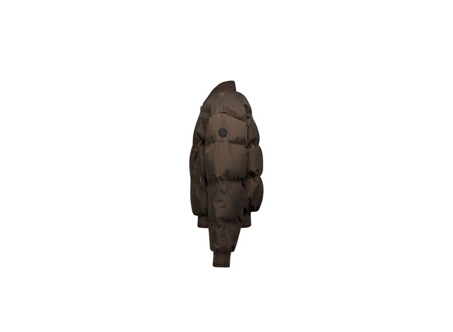 Bree Bomber  Dark Coffee Meisjes Jas