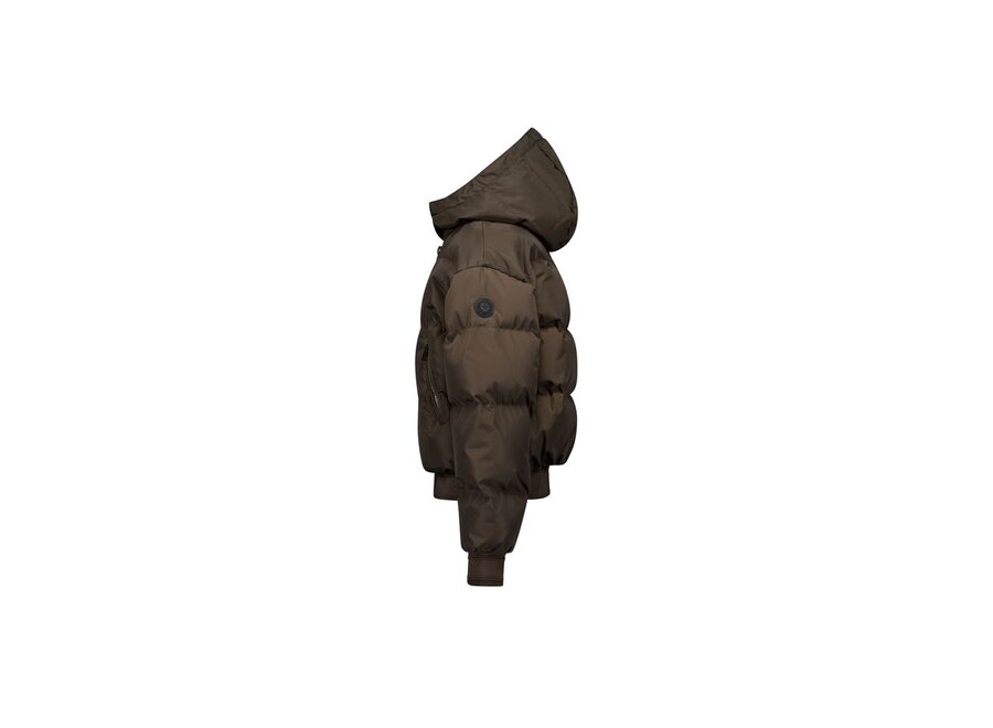 Bree Bomber  Dark Coffee Meisjes Jas