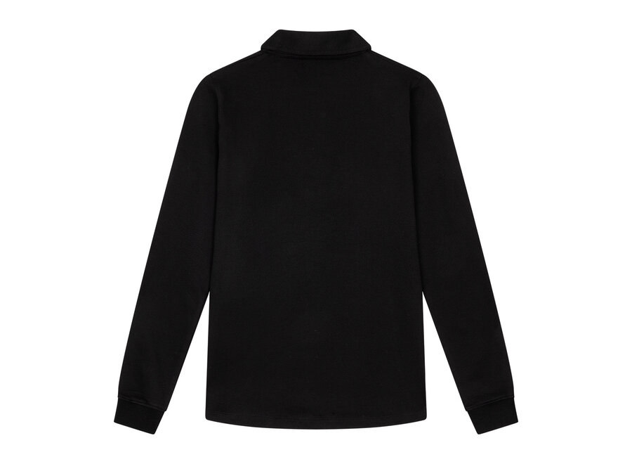 Rodger Overshirt with zip closure  Black Jongens Jasje