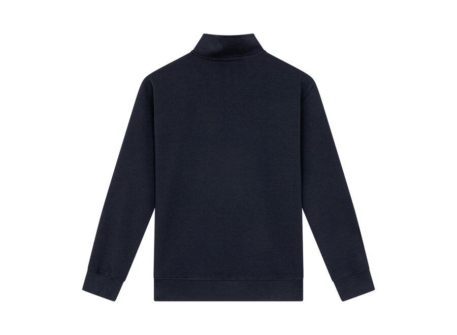 Bruno Quarter Zip  Navy Jongens Trui