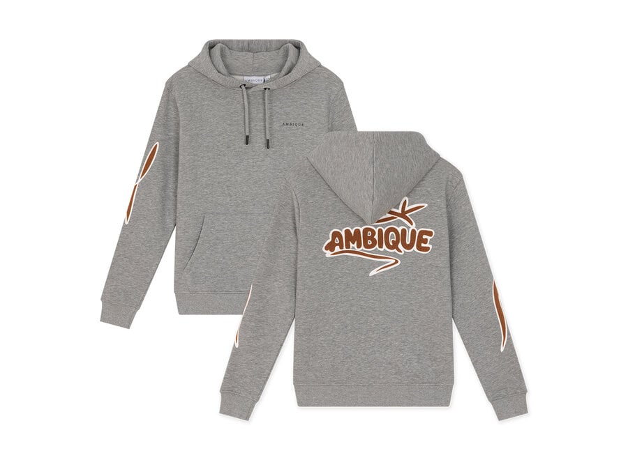Emil Hoodie  Grey melange Jongens Hoodie