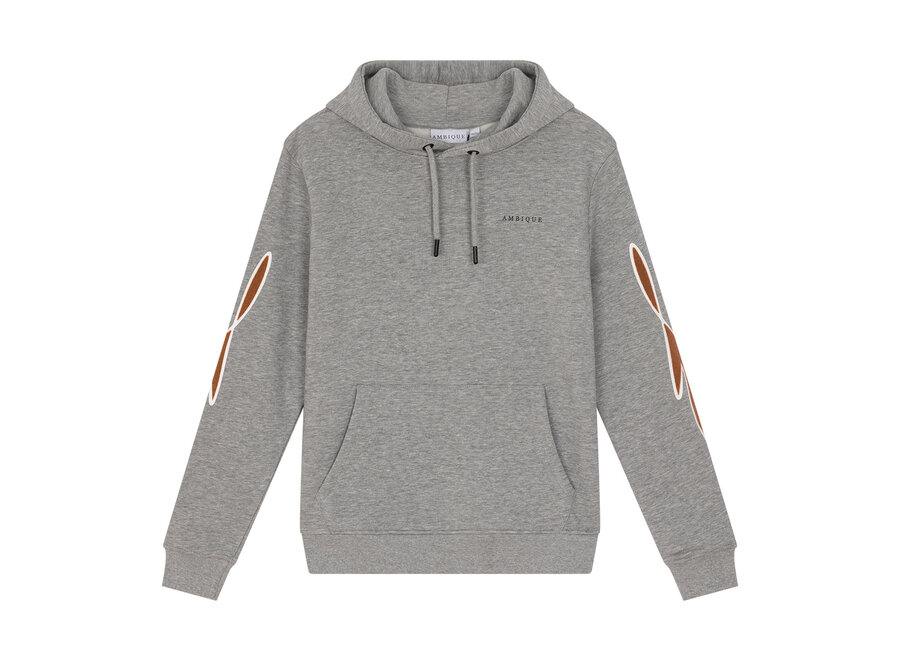 Emil Hoodie  Grey melange Jongens Hoodie