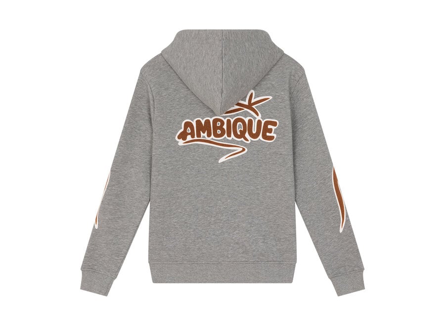 Emil Hoodie  Grey melange Jongens Hoodie