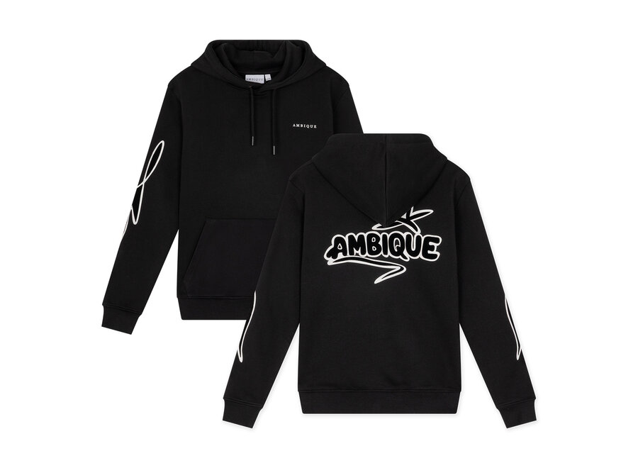 Emil Hoodie  Black Jongens Hoodie