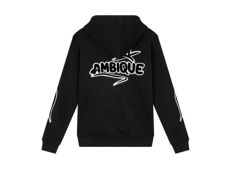 Emil Hoodie  Black Jongens Hoodie