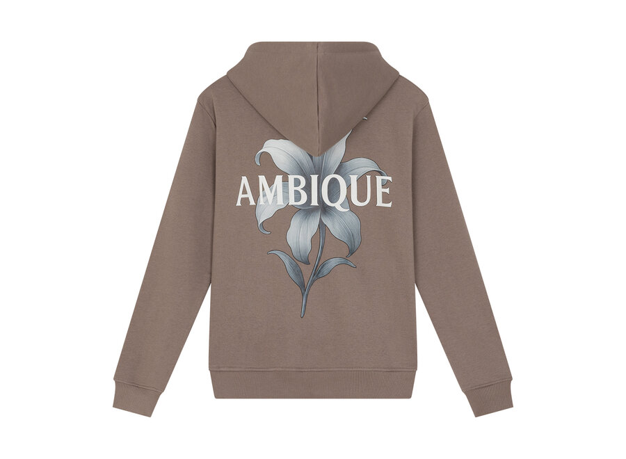 Fabian Crew Neck  Taupe Jongens Trui