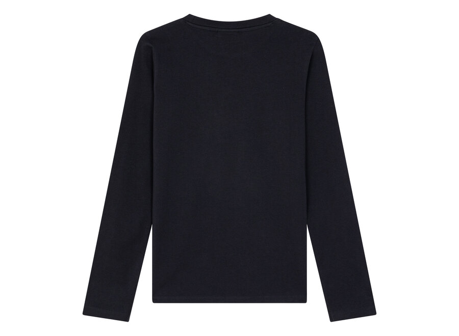 Logan Tshirt LS  Navy Jongens T-shirt