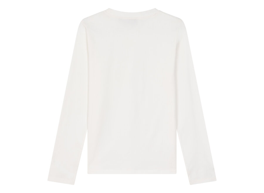 Logan Tshirt LS  Ecru Jongens Longsleeve