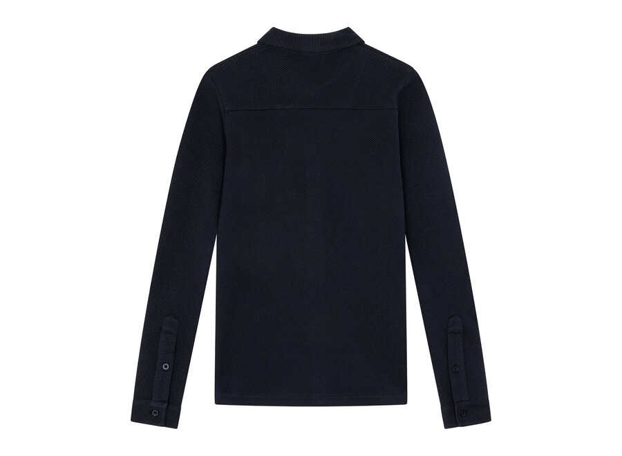 Owen Overshirt with zip closure  Navy Jongens Jasje
