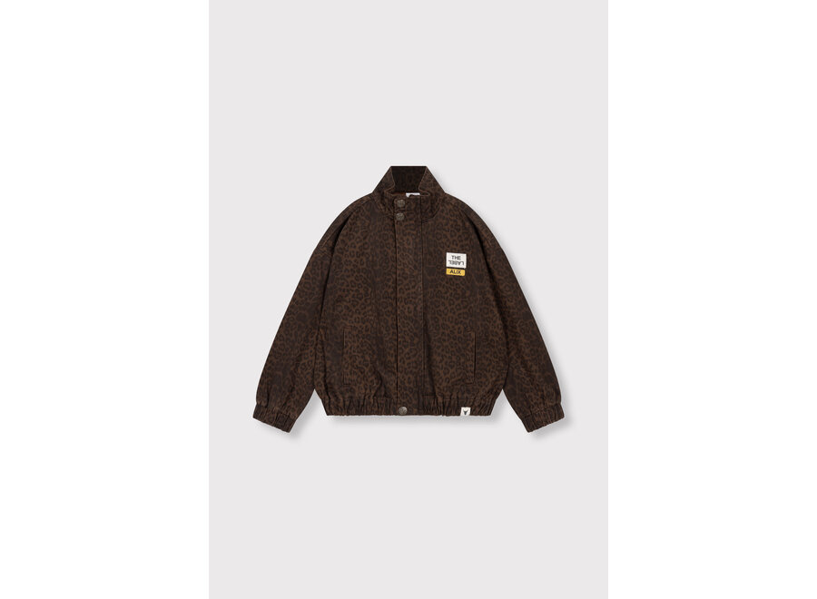 Kids Woven Leopard Jacket  Animal Meisjes  Jas