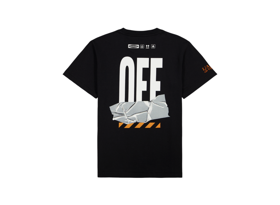 Off Active Duct Tape S/S Tee  Black Jongens  T-shirt