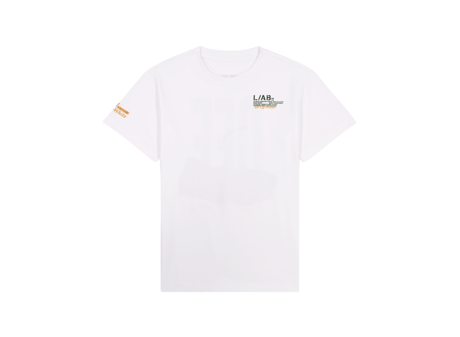 Off Active Duct Tape S/S Tee  White Jongens  T-shirt