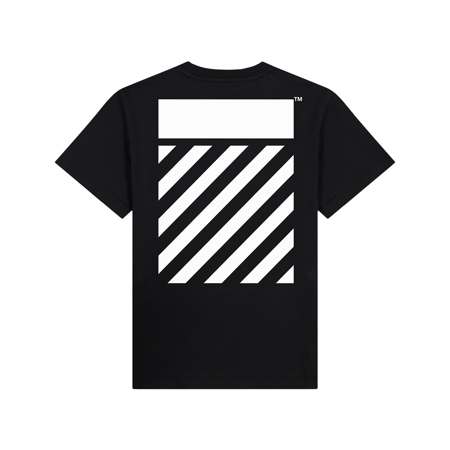 Diag S/S Tee Black Jongens T-shirt