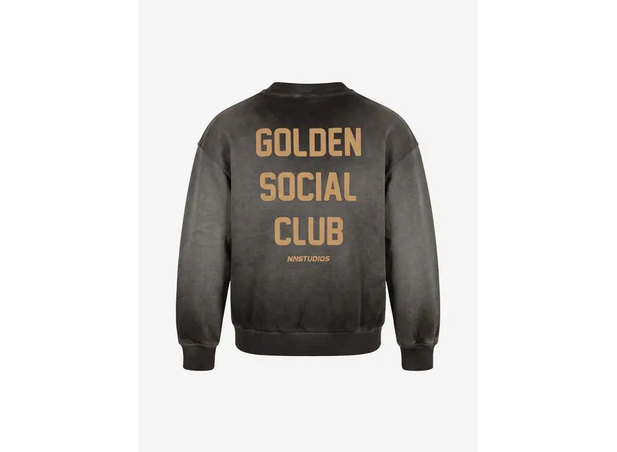 Ades Oversized Sweatshirt  Pirate Black Jongens  Trui