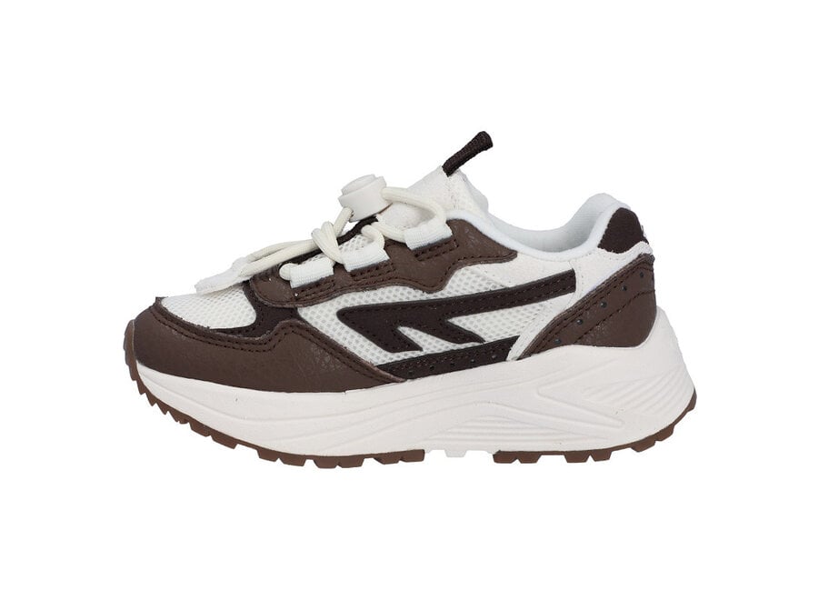 HTS Kids Shadow Lace Gardenia  Chocolade plum Cracked   Sneaker