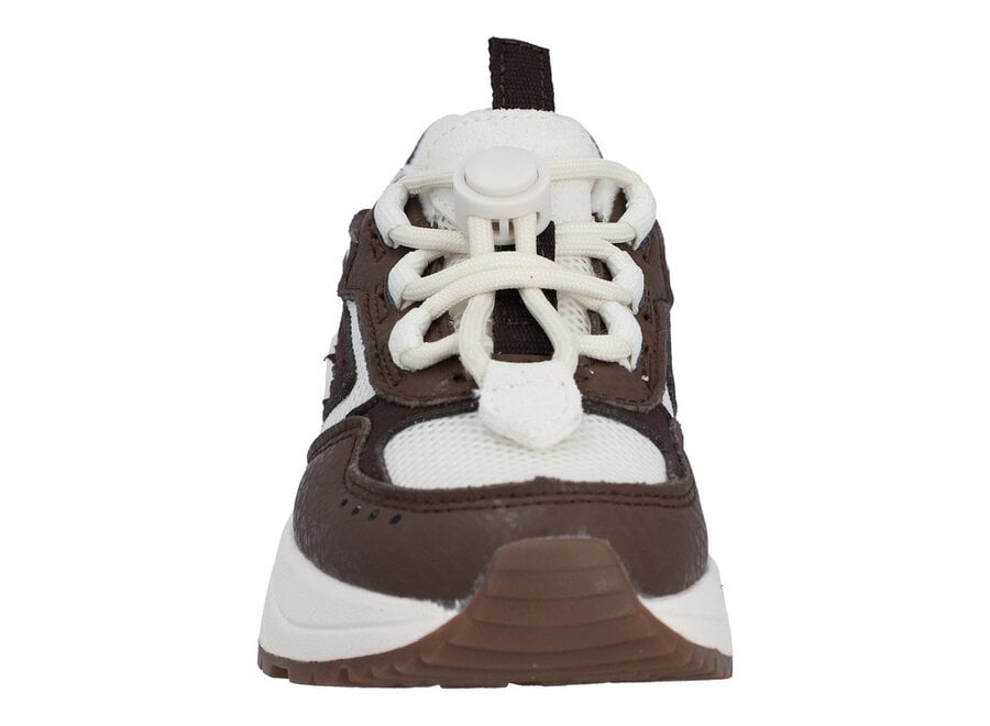 HTS Kids Shadow Lace Gardenia  Chocolade plum Cracked   Sneaker