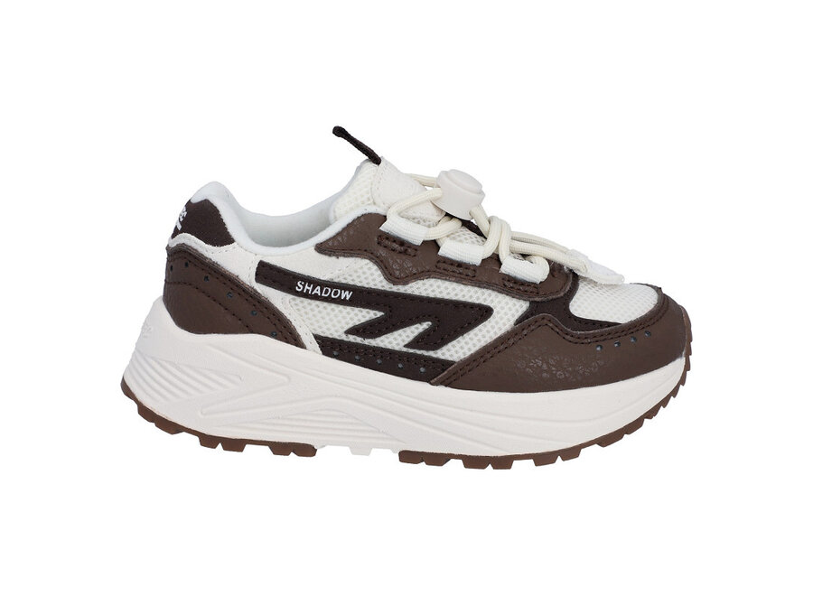 HTS Kids Shadow Lace Gardenia  Chocolade plum Cracked   Sneaker