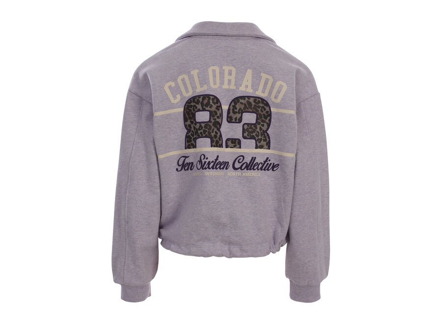 10Sixteen Polo Sweater Soft Lilac Meisjes Trui