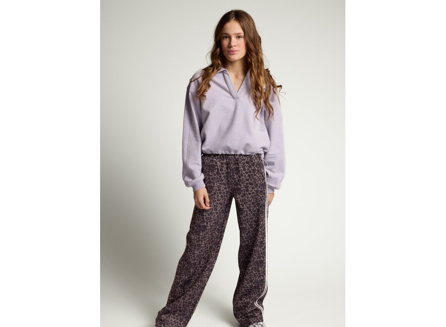 10Sixteen Polo Sweater Soft Lilac Meisjes Trui