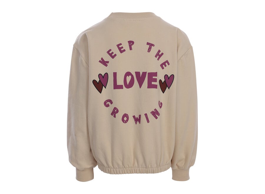 Little Sweater  Latte Meisjes Trui