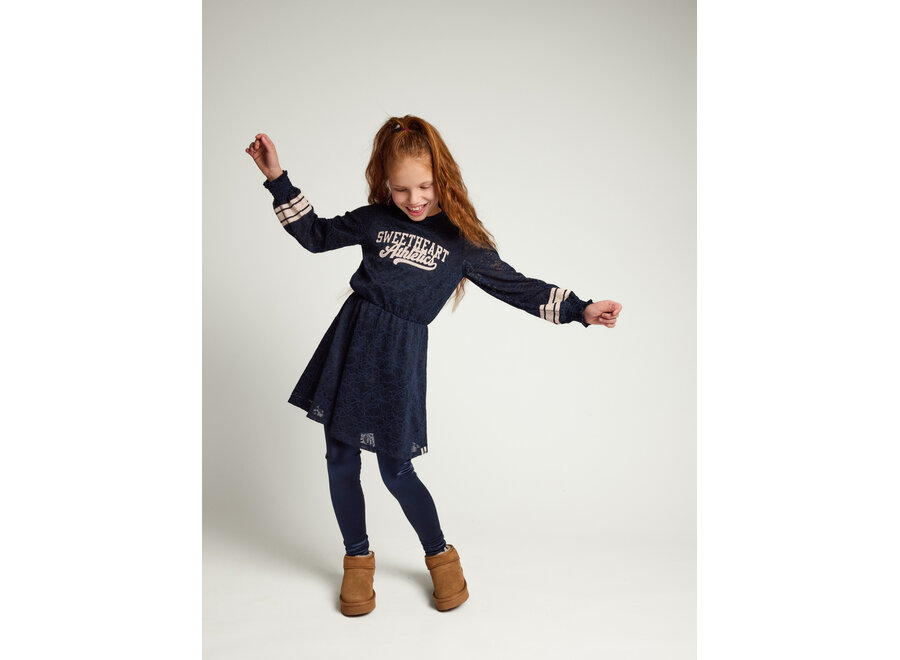 Little Sporty Lace Dress 2632-7821-157 157 Night Blue Meisjes Jurk