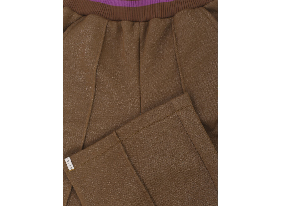 Little Lurex Sweatpants  Olive Meisjes Broek