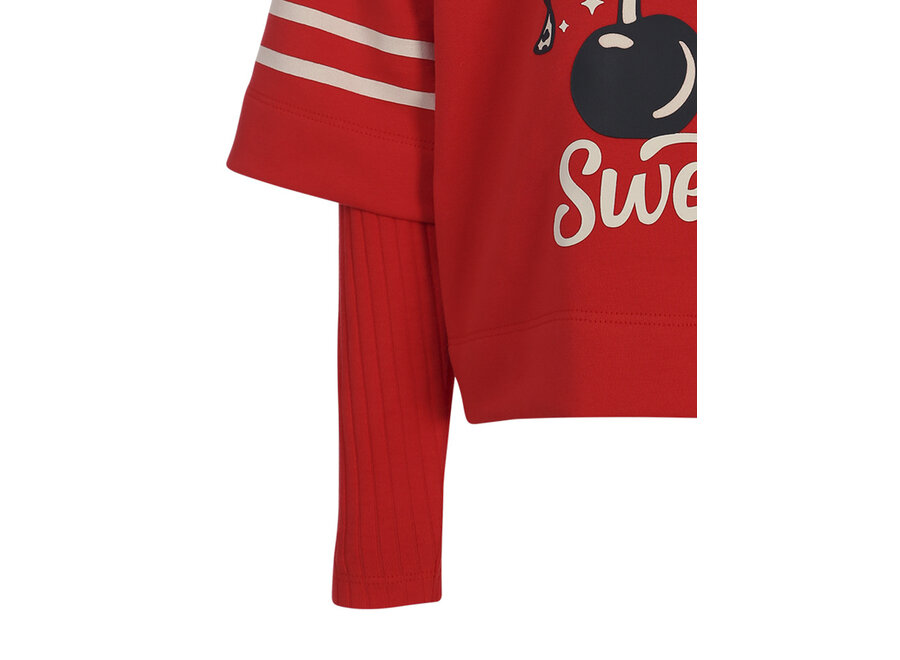 Little Interlock T-Shirt  Fire Meisjes T-shirt