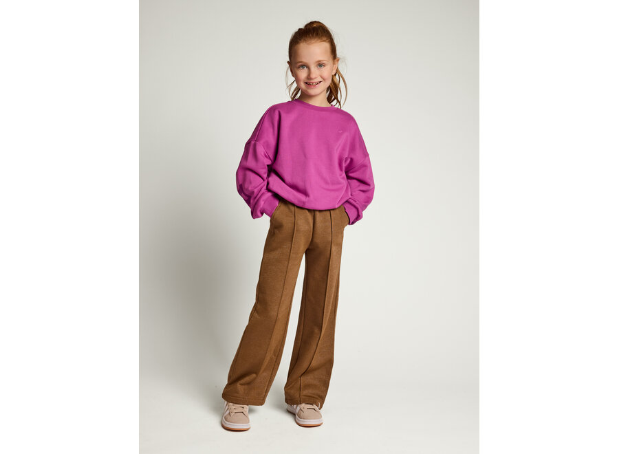 Little Balloon Sweater  Dark Violet Meisjes Trui
