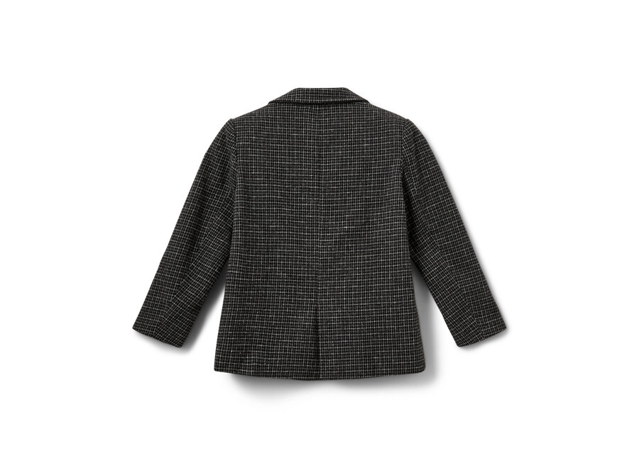 AlfiaSY Blazer  Grey check Meisjes Blazer