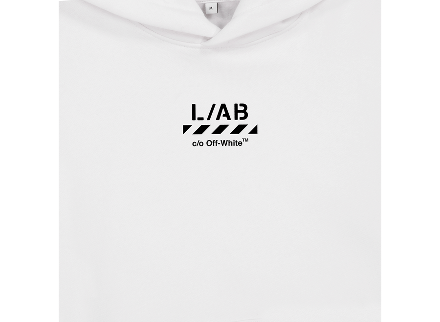 Core Diag Hoodie  White Jongens  Hoodie