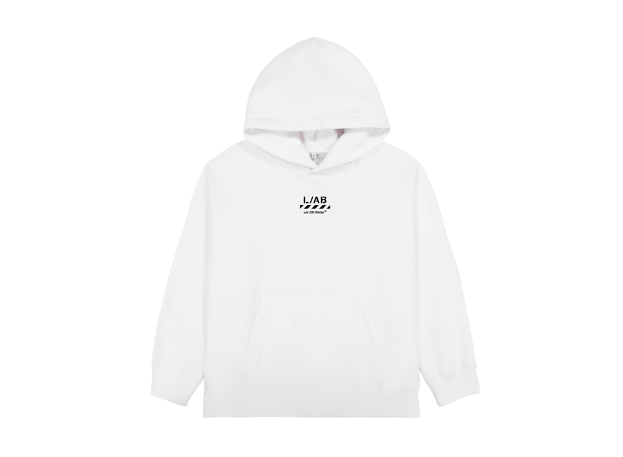 Core Diag Hoodie  White Jongens  Hoodie