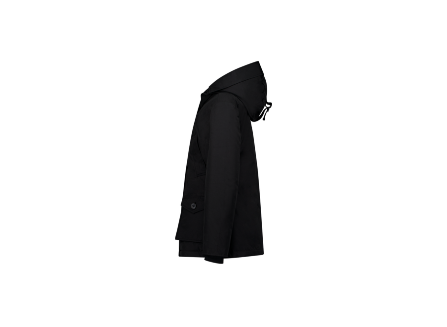 4 Pocket Parka  True Black Meisjes Jas