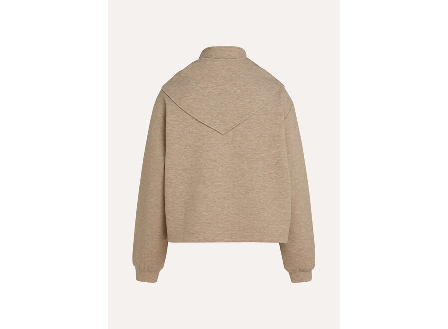 Girls Hilde Sweat Beige Melange Meisjes Trui