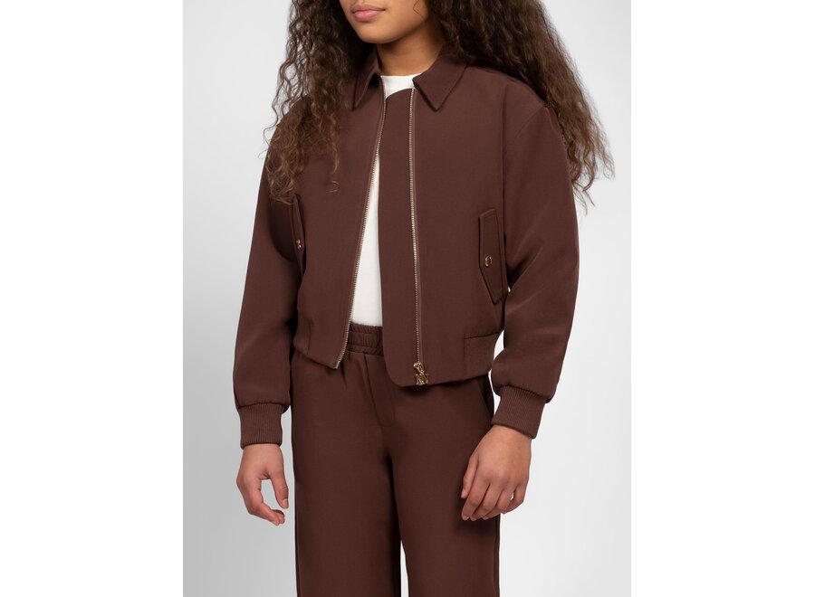 Jente Jacket  Dark Chocolate Meisjes Jasje
