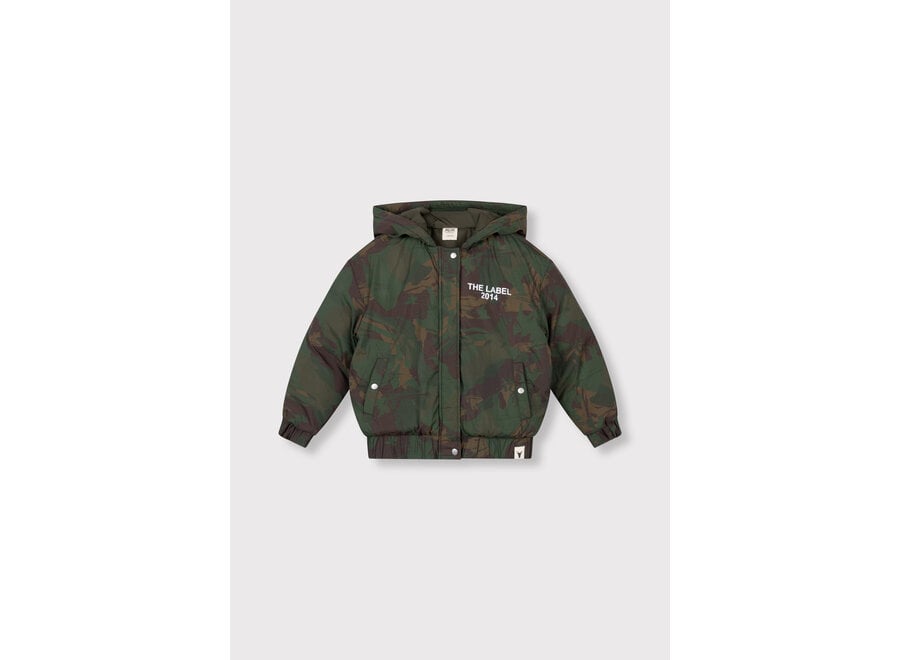 Kids woven Camouflage Nylon Coat  Army Jongens Jas  140