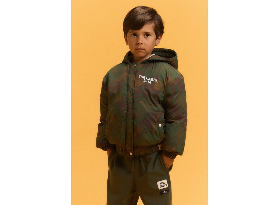 Kids woven Camouflage Nylon Coat  Army Jongens Jas  140
