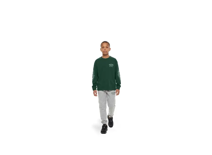 Malelions Junior Relaxed Lifestyle Longsleeve T-Shirt  Racing Green Jongens  Longsleeve